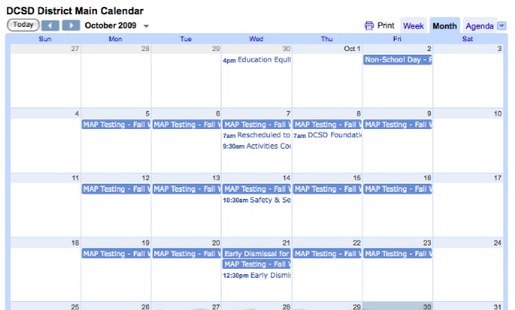 school calendars. Tandem for Schools Calendar: